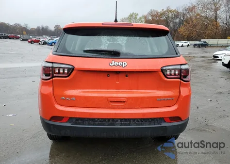 2018 Jeep Compass Sport from USA, damaged, VIN 3C4NJDAB5JT344776